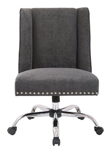 

OSP Home Furnishings - Alyson Mesh Adjustable Managers Chair - Charcoal