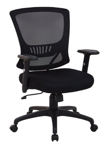 

OSP Home Furnishings - Mesh Back & Seat Adjustable Task Chair - Black