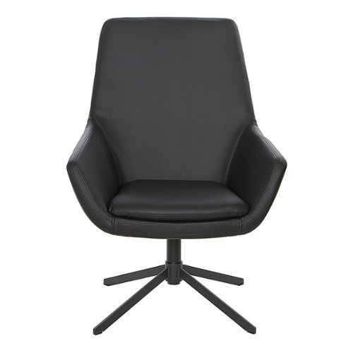 

OSP Home Furnishings - Modern Scoop Design Chair - Black