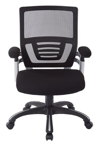 

OSP Home Furnishings - Mesh Back Manager’s Adjustable Chair - Black