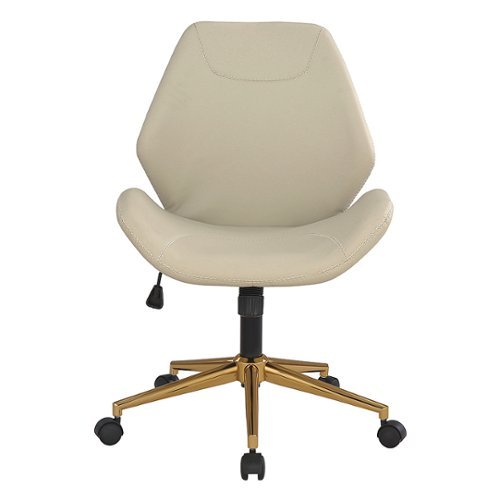 OSP Home Furnishings - Reseda Office Chair - Cream