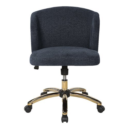 OSP Home Furnishings - Ellen Office Chair - Indigo