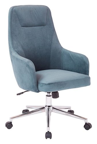 OSP Home Furnishings - Marigold Desk Chair - Blue