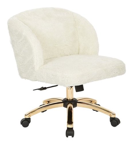 OSP Home Furnishings - Ellen Office Chair - Cream