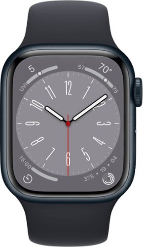 

Apple Watch Series 8 (GPS + Cellular) 41mm Aluminum Case with Midnight Sport Band - M/L - Midnight