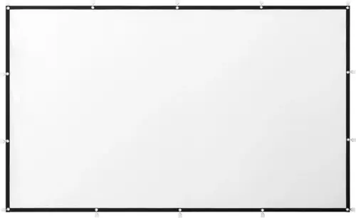 Insignia™ 100" Home Theater Portable Folding Projector Screen White NS