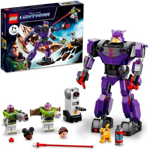 LEGO - Disney and Pixars Lightyear Zurg Battle 76831 Building Toy Set (261 Pieces)