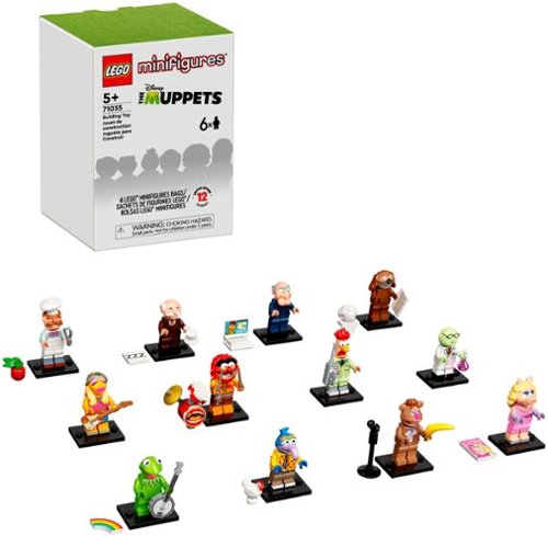 LEGO - Minifigures The Muppets 71035 Limited Edition Toy Building Kit (Pack of 6)
