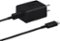 Samsung - Super Fast Charging 45W USB Type-C Wall Charger with USB-C Cable - Black-Front_Standard