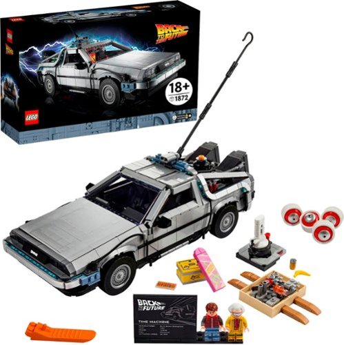 LEGO - Back to the Future Time Machine 10300 Toy Building Kit for Adults (1,856 Pieces)