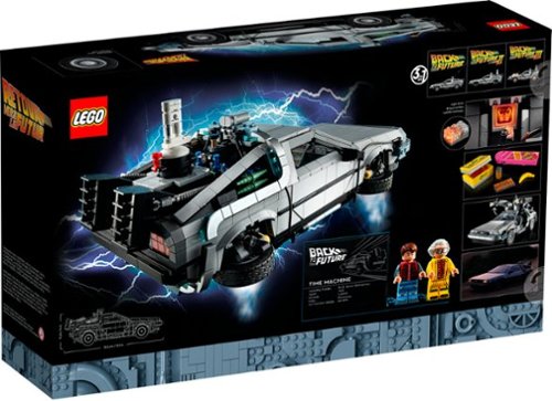 LEGO Back to the Future Time Machine 10300 Toy Building Kit for Adults (1,856 Pieces) WORLDWIDE DELIVERY