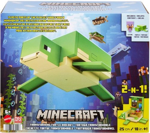 Minecraft - Transforming Turtle Hideout Playset - Green