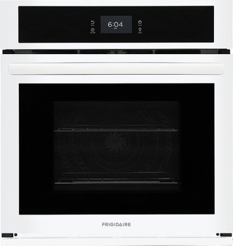 Frigidaire - 27" Built-in Single Electric Wall Oven with Fan Convection - White