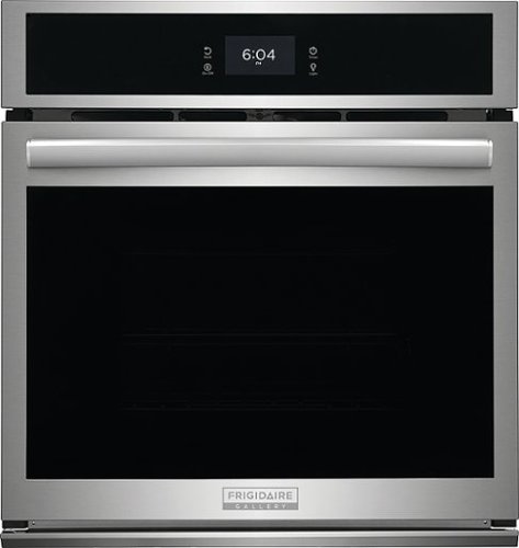 Frigidaire - 27" Built-in Single Electric Wall Oven with Fan Convection - Stainless steel