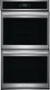 Frigidaire - Gallery 27" Double Electric Wall Oven with Total Convection - Stainless Steel-Front_Standard