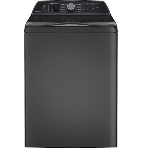 GE Profile - 5.3 Cu Ft High Efficiency Smart Top Load Washer with Smarter Wash Technology, Easier Reach & Microban Technology - Diamond Gray