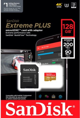 SanDisk Extreme PLUS 128GB MicroSDXC UHS-I Memory Card WHERE TO BUY