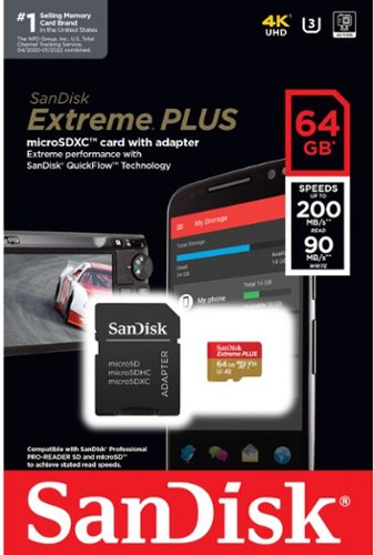 SanDisk Extreme PLUS 64GB microSDXC UHS-I Memory Card WHERE TO BUY