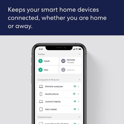 eero  6+ Dual-band Mesh Wi-Fi 6 System (2-pack) - White WORLDWIDE DELIVERY