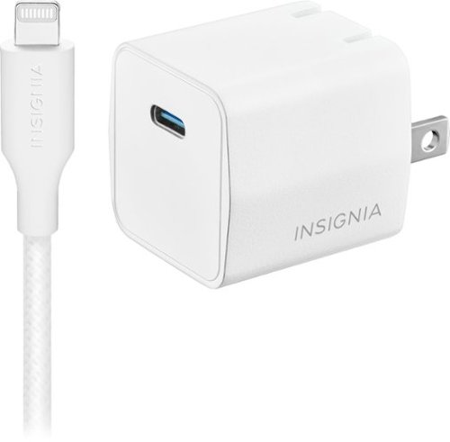 

Insignia™ - 30W USB-C Super-Fast Charge Kit for iPhone 14 Pro Max, iPhone 14 Plus, iPhone 13 Pro Max - White
