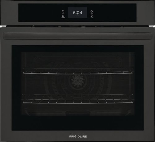 Frigidaire - 30" Built-in Single Electric Wall Oven with Fan Convection - Black