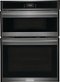 Frigidaire - Gallery 30" Built-in Electric Wall Oven/Microwave Combination - Black Stainless Steel-Front_Standard