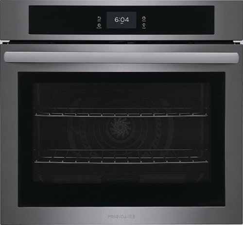 Frigidaire - 30" Built-in Single Electric Wall Oven with Fan Convection - Black Stainless Steel