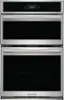 Front. Frigidaire - 27" Built-in Electric Wall Oven/Microwave Combination - Stainless Steel.