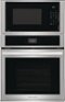 Frigidaire - 27" Built-in Electric Wall Oven/Microwave Combination - Stainless Steel-Front_Standard