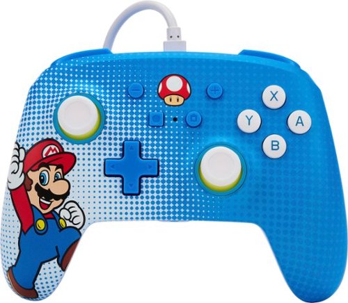 PowerA - Enhanced Wired Controller for Nintendo Switch - Mario Pop Art