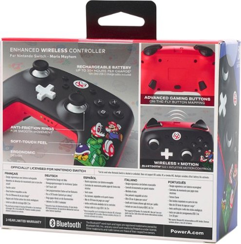 PowerA Enhanced Wireless Controller for Nintendo Switch - Mario Mayhem BUY IN MIDDLE EAST