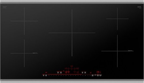 Bosch - 800 Series 36" Built-In Electric Induction Cooktop with 5 elements and HomeConnect - Black