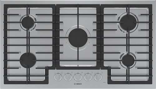 Bosch - 500 Series 36" Built-In Gas Cooktop with 5 burners