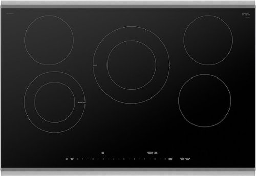 Bosch - Benchmark Series 30" Built-In Electric Cooktop with 5 elements and Stainless Steel Frame - Black