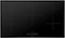 Bosch - 500 Series 36" Built-In Electric Induction Cooktop with 5 elements - Black-Front_Standard
