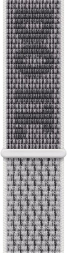 Apple - 45mm Nike Sport Loop - Summit White/Black-Angle_Standard 