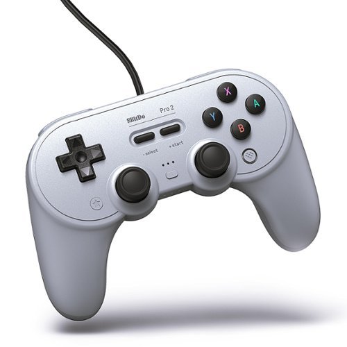 8BitDo Pro 2 Wired Gamepad - Gray GLOBAL SHIPPING