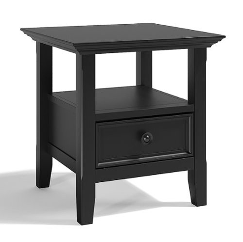 Simpli Home - Amherst End Table - Black