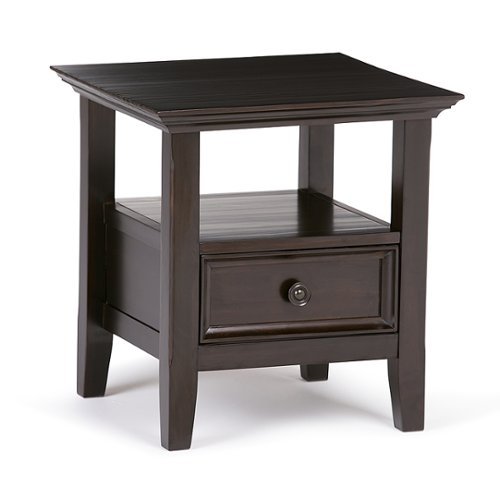 Simpli Home - Amherst End Table - Hickory Brown