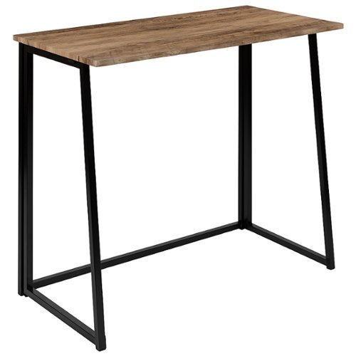Flash Furniture - Small Home Office Folding Computer Desk - 36" - Rustic
