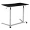 Alamont Home - Merritt Rectangle Contemporary Laminate Sit and Stand Desk - Black-Front_Standard