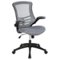 Alamont Home - Kelista Contemporary Mesh Swivel Office Chair - Dark Gray Mesh-Front_Standard