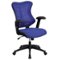 Alamont Home - Kale Contemporary Mesh Executive Swivel Office Chair - Blue Mesh-Front_Standard