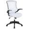 Alamont Home - Kelista Contemporary Mesh Swivel Office Chair - White Mesh-Front_Standard