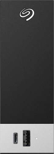 Seagate - One Touch Hub 14TB External USB-C and USB 3.0 Desktop Hard Drive with Rescue Data Recovery Services - Black