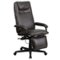 Alamont Home - Robert Contemporary Leather/Faux Leather Swivel Office Chair - Brown-Front_Standard