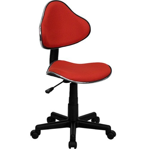 Flash Furniture - Fabric Swivel Ergonomic Task Office Chair - Red