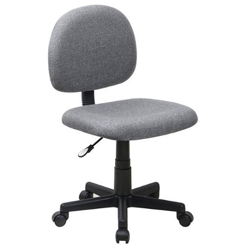 Flash Furniture - Mid-Back Fabric Swivel Task Office Chair - Gray