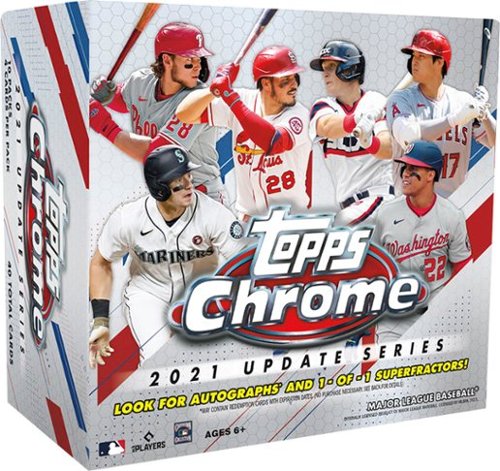 2021 Topps  MLB Chrome Update Baseball Holiday Mega Box