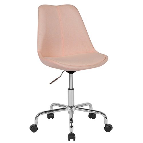 

Flash Furniture - Aurora Series Contemporary Fabric Swivel Office Chair - Pink